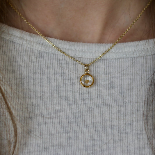 LITTLE LADY NECKLACE - MUSTARD SEED