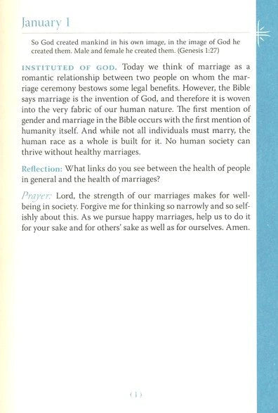 MEANING OF MARRIAGE: A Couple's Devotional Book