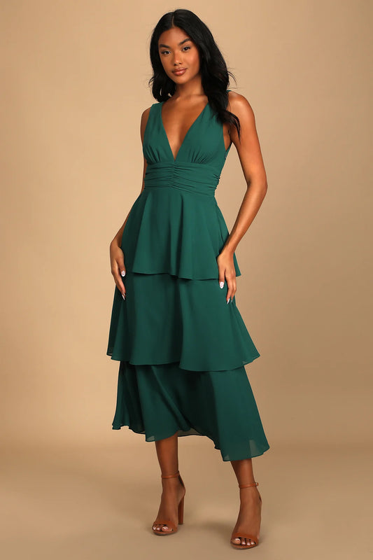 MISTLETOE MIDI DRESS