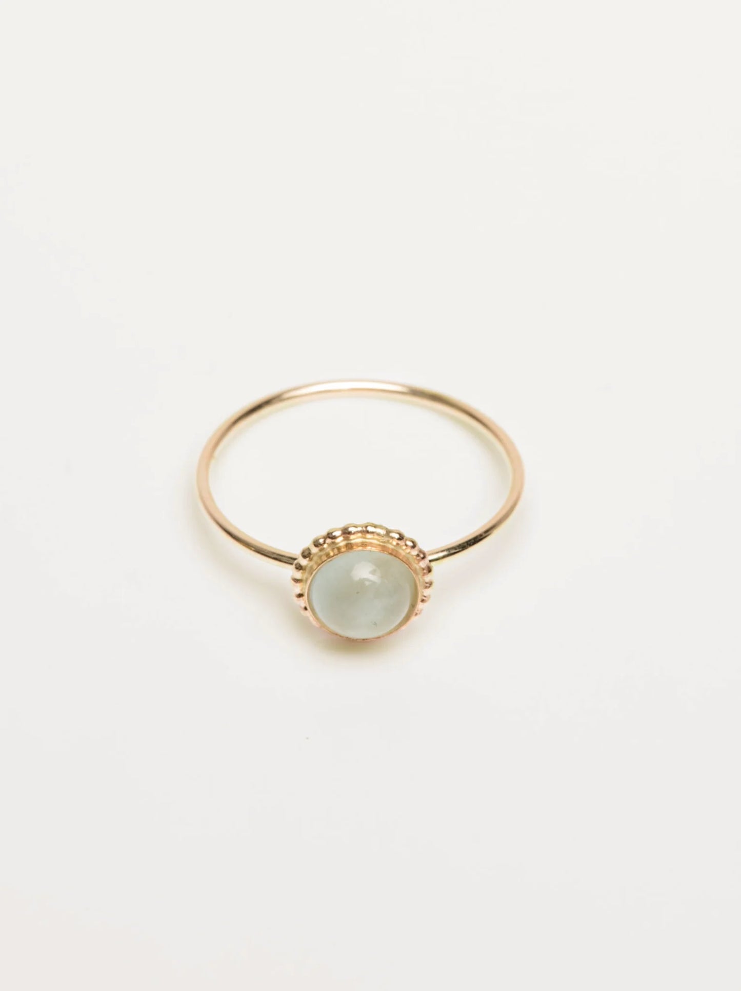 AQUAMARINE HALO RING by Able