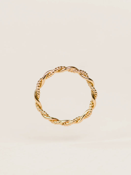 BRAIDED TWIST RING by Able