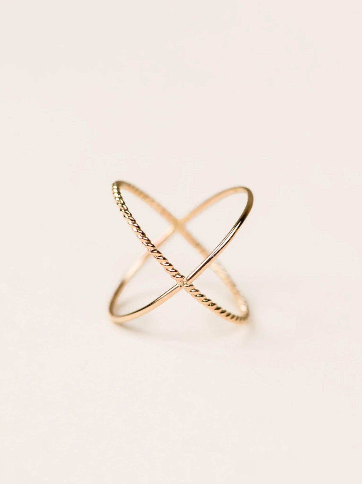 BRAIDED X RING By Able