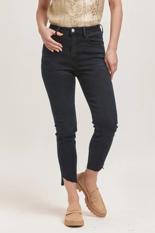 STELLA SUPER HIGH RISE CROPPED STRAIGHT JEANS