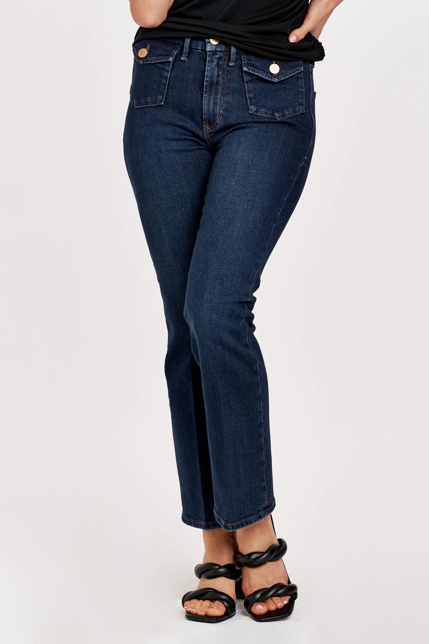 JEANNE HIGH RISE STRAIGHT JEANS By Dear John