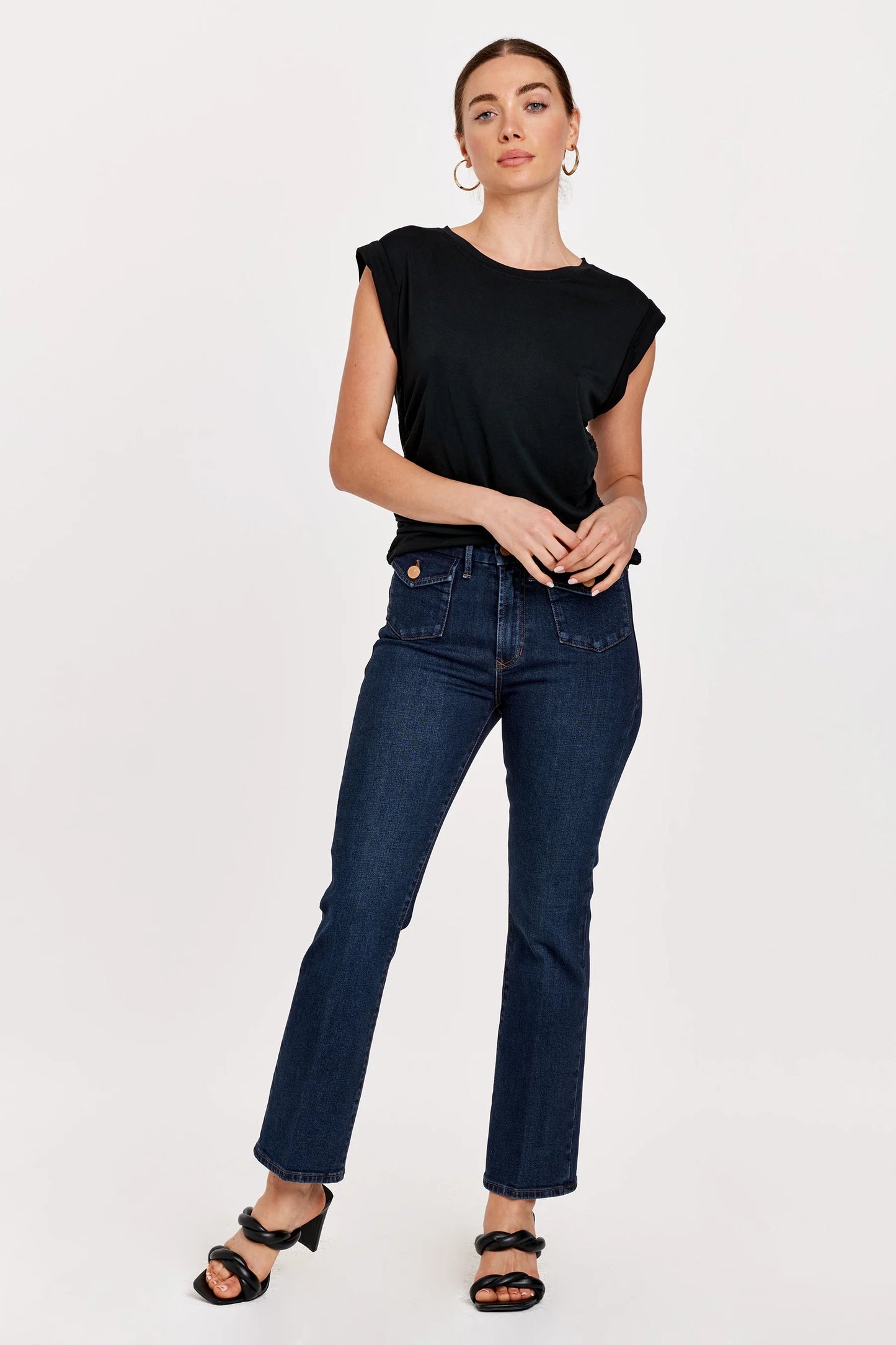 JEANNE HIGH RISE STRAIGHT JEANS By Dear John