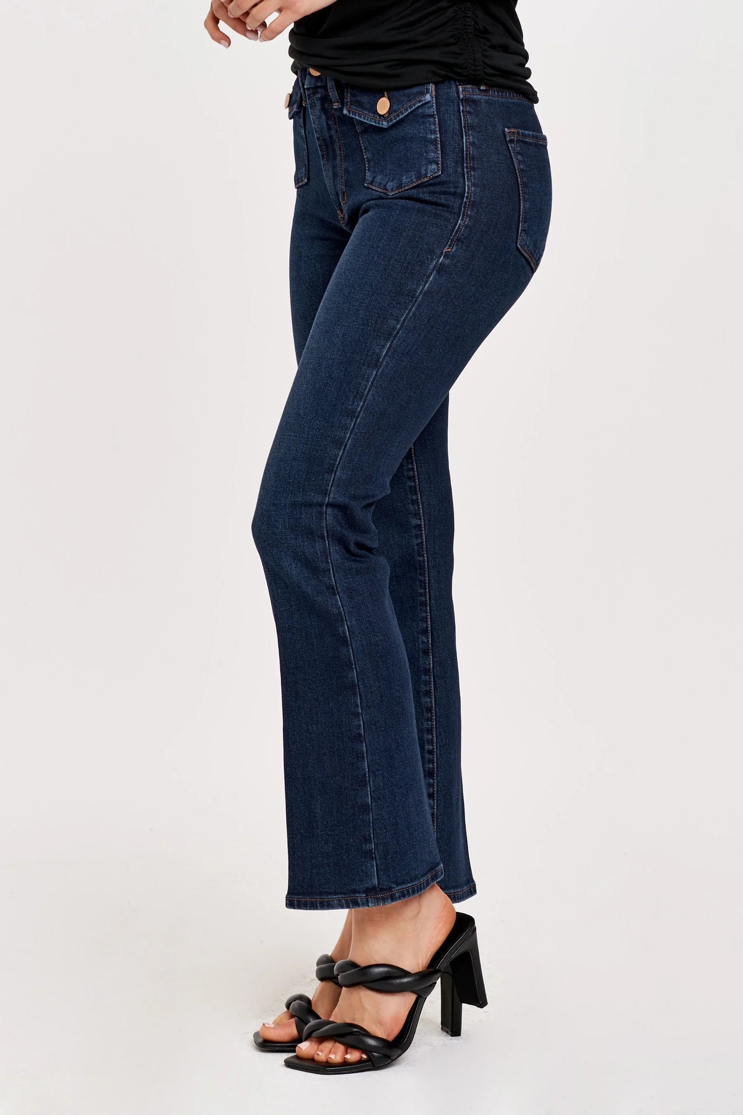 JEANNE HIGH RISE STRAIGHT JEANS By Dear John