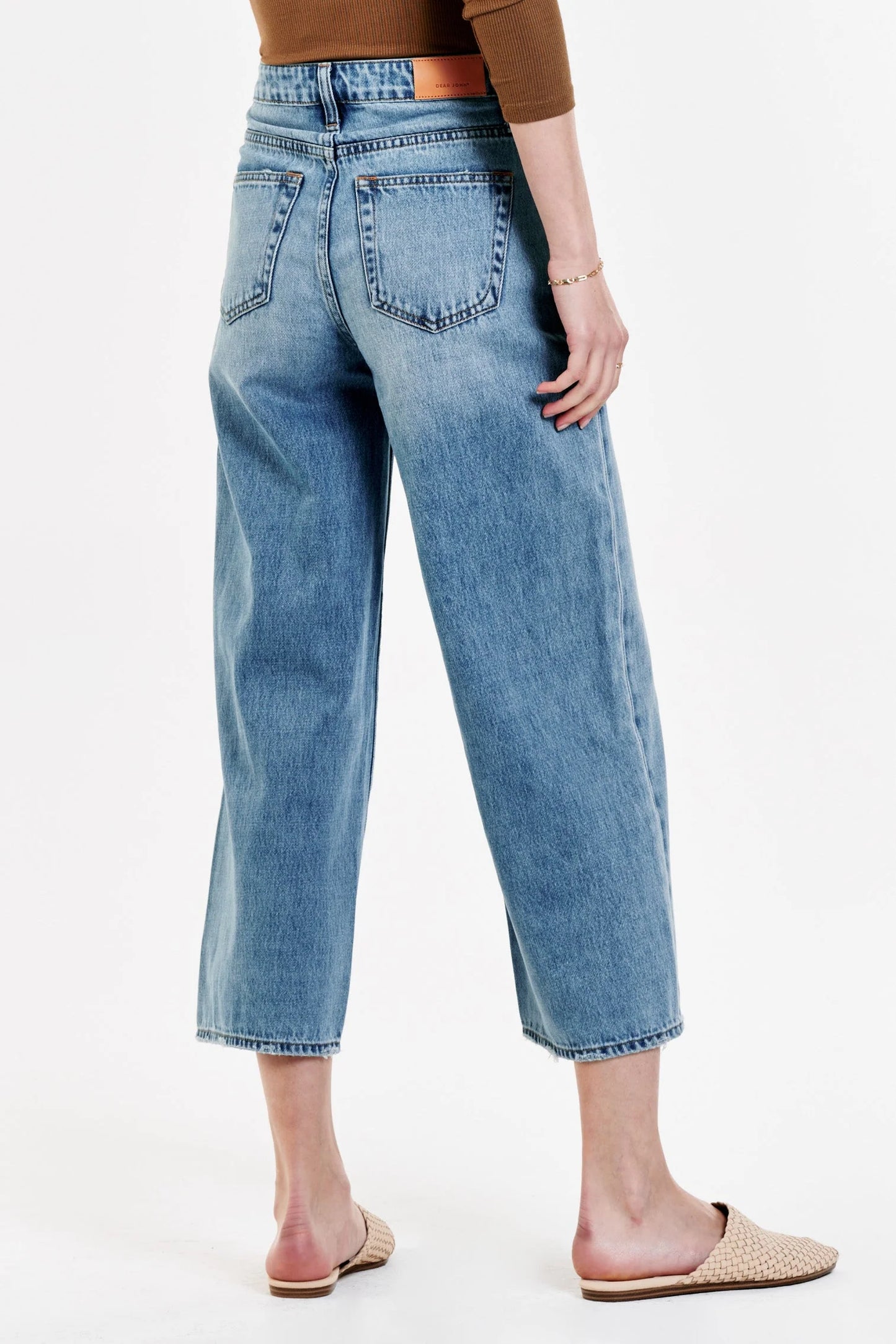 SAMANTHA SUPER HIGH RISE WIDE LEG JEANS