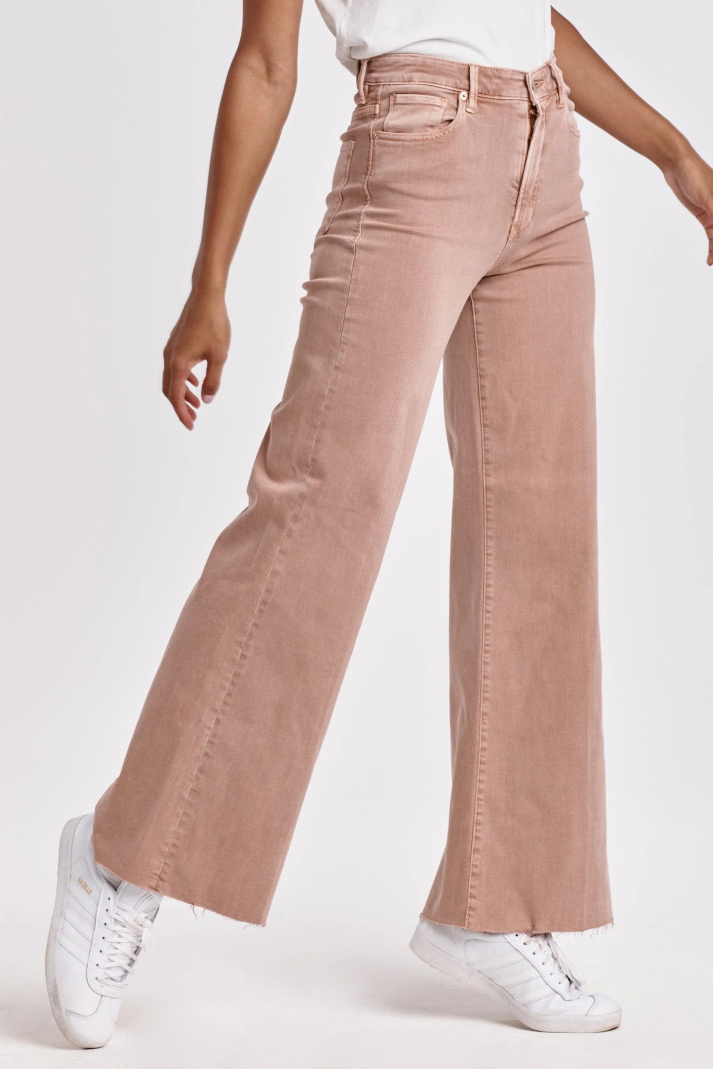 MID FIONA SUPER HIGH RISE WIDE LEG JEANS