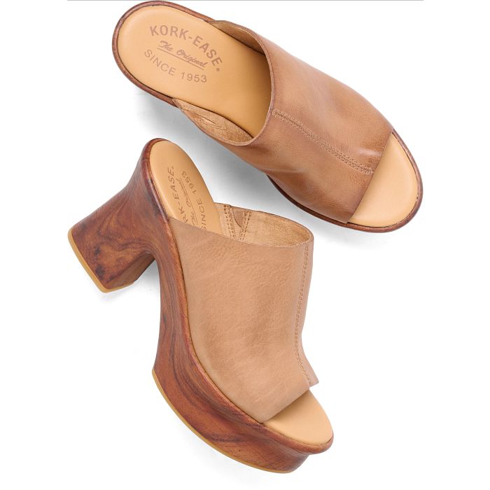 CASSIA BROWN SLIDE ON SHOE