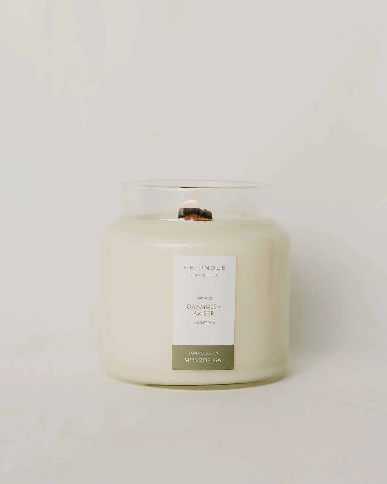 REKINDLE CANDLE CO 16 OZ APOTHECARY JAR CANDLE