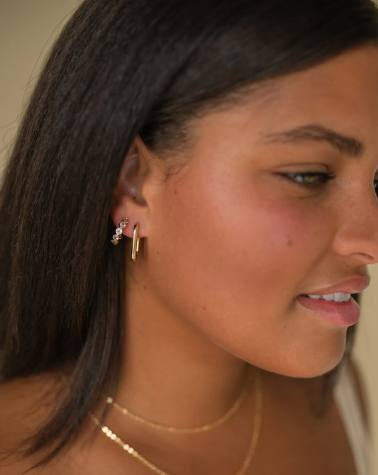 SQUARE HOOP EARRINGS