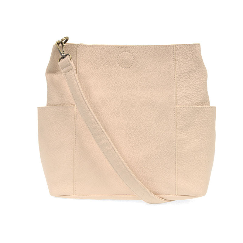 KAYLEIGH SIDE POCKET BUCKET BAG