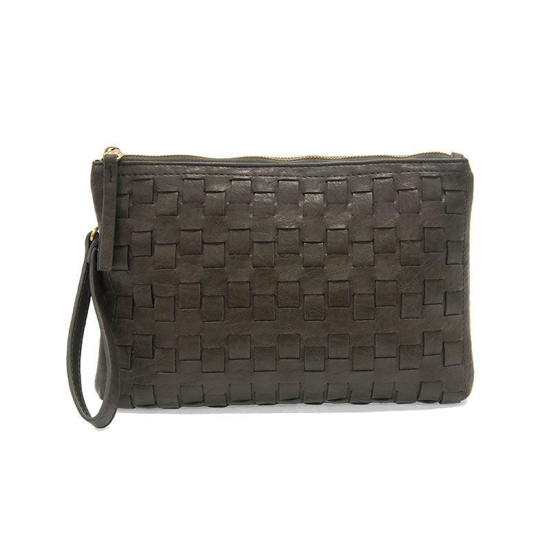 QUINN WOVEN CONVERTIBLE CROSSBODY CLUTCH