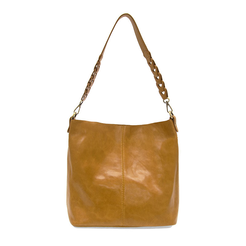 TESSA CONVERTIBLE HOBO WITH LINK SHOULDER STRAP