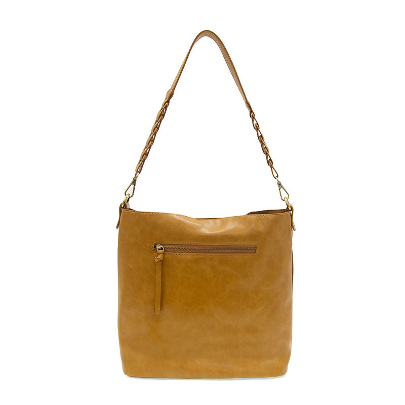 TESSA CONVERTIBLE HOBO WITH LINK SHOULDER STRAP