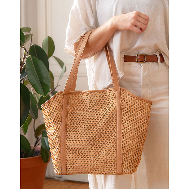 HAVEN OPEN WEAVE TOTE