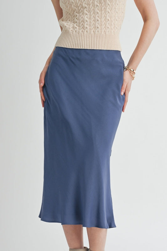 "CHOSEN" MIDI SKIRT