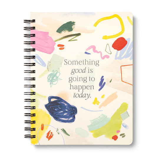 SOMETHING GOOD Spiral Notebook