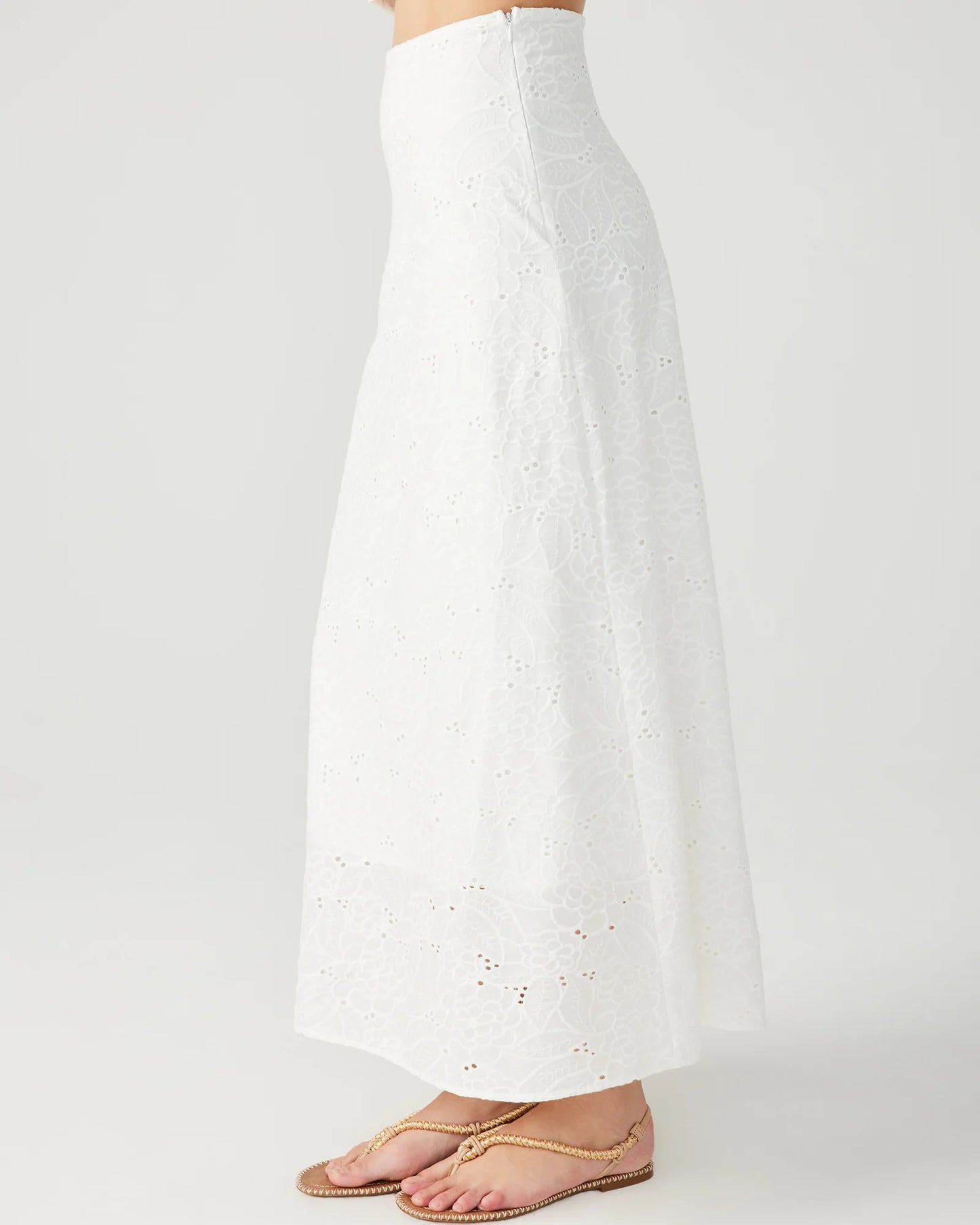 "GENTLE SPIRIT" EYELIT SKIRT