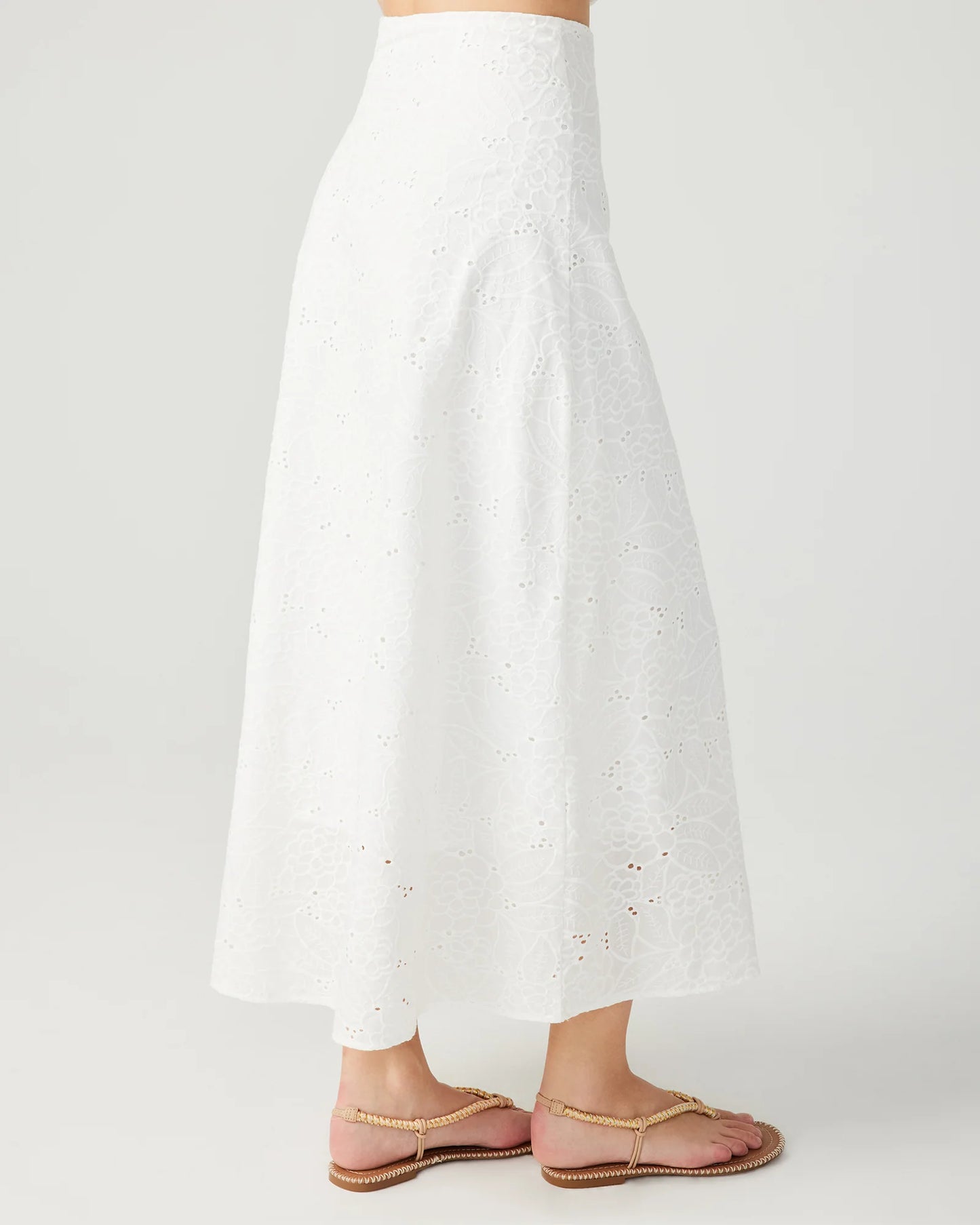 "GENTLE SPIRIT" EYELIT SKIRT