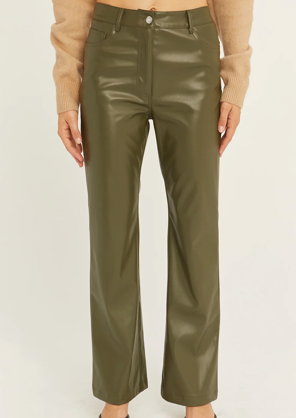 MAJORIE VEGAN LEATHER PANTS