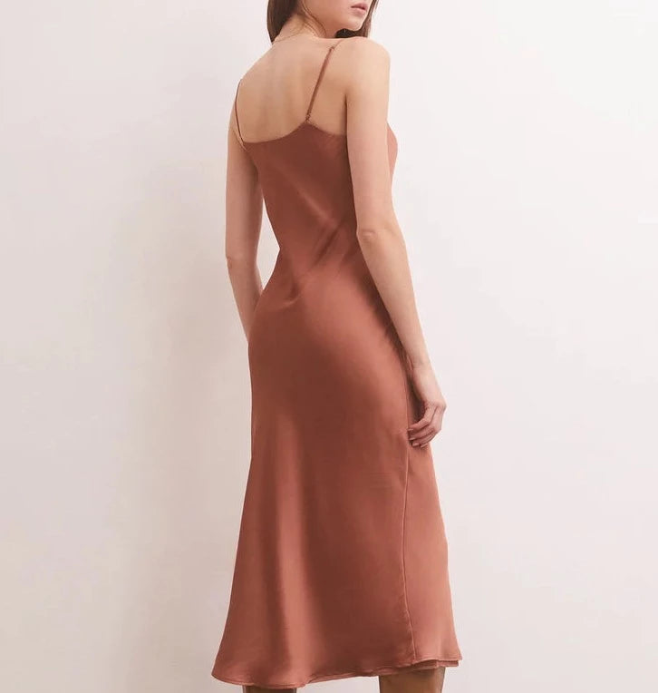 LARK LUX SHEEN SLIP DRESS