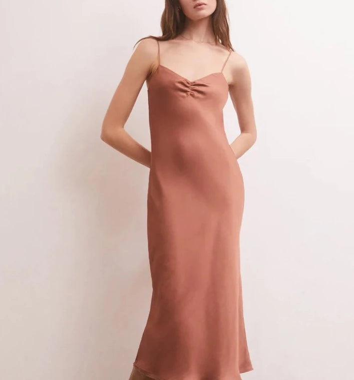 LARK LUX SHEEN SLIP DRESS