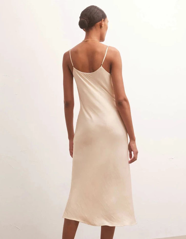 LARK LUX SHEEN SLIP DRESS