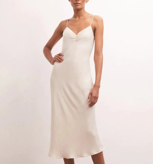 LARK LUX SHEEN SLIP DRESS