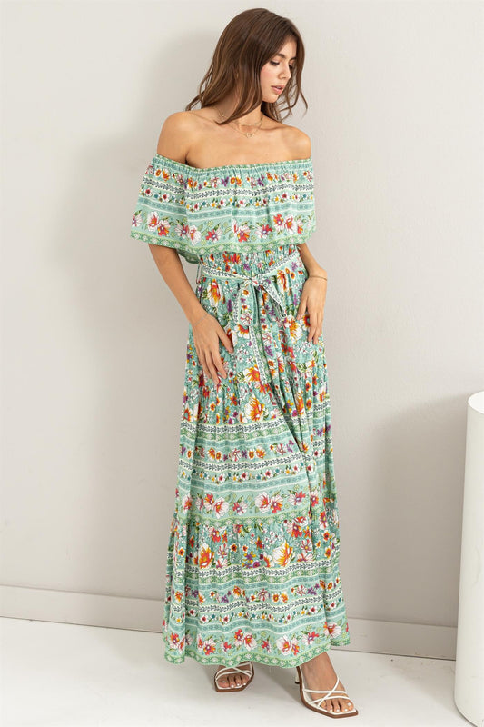 "MORE PRECIOUS THAN RUBIES" MAXI DRESS