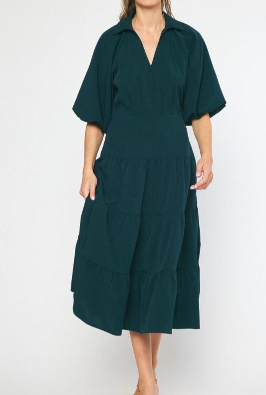 "RESTORE" MIDI DRESS