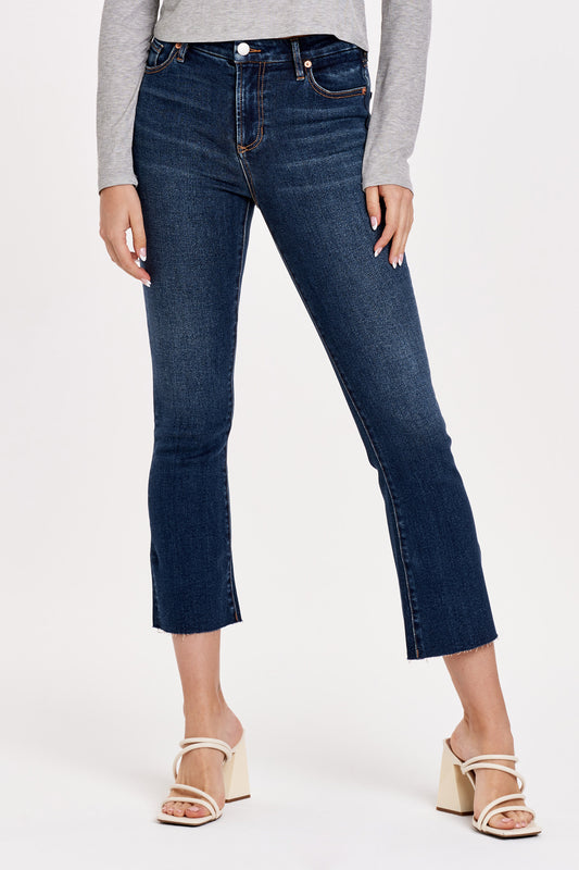 JEANNE HIGH RISE CROPPED JEANS