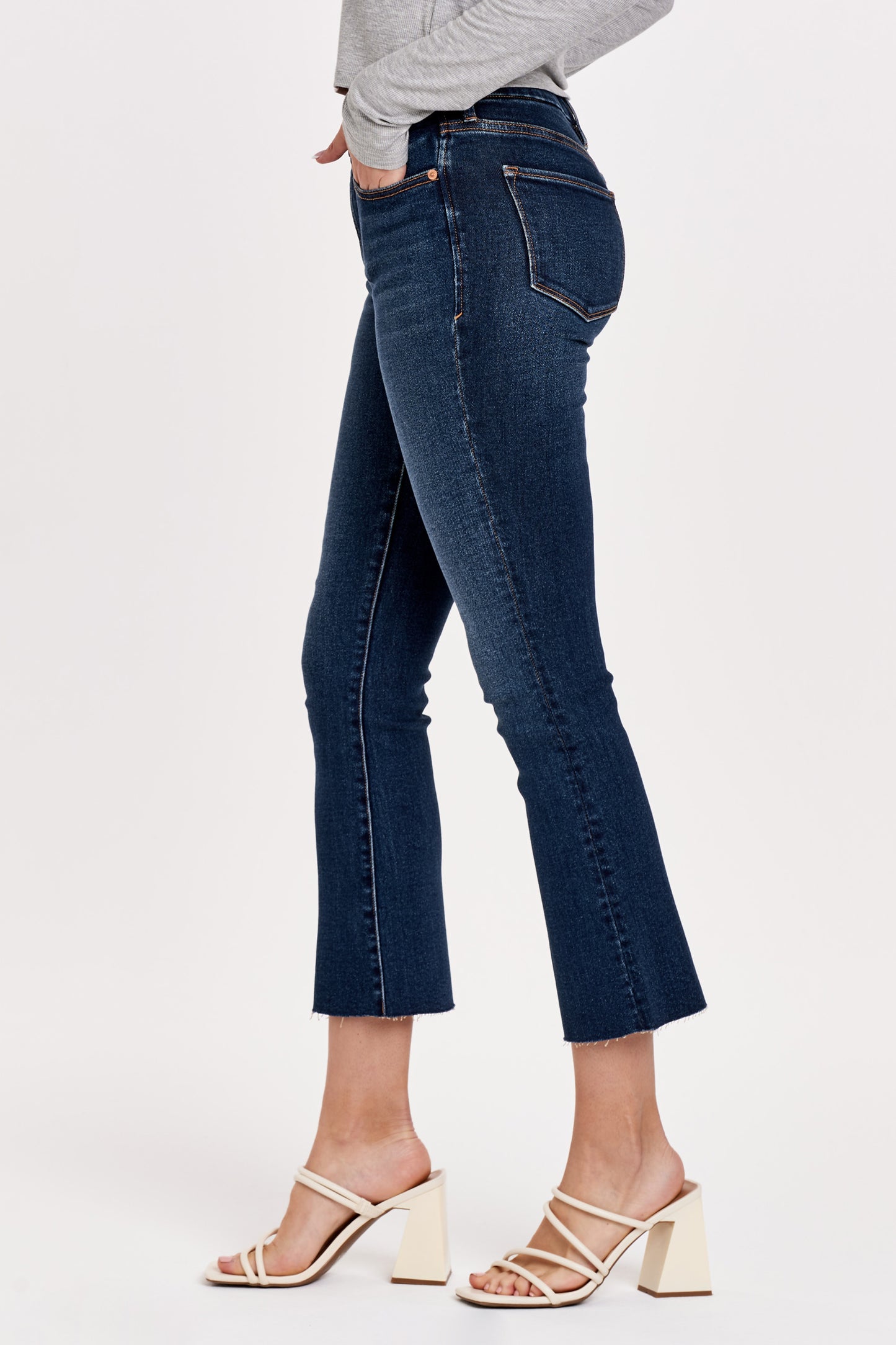 JEANNE HIGH RISE CROPPED JEANS