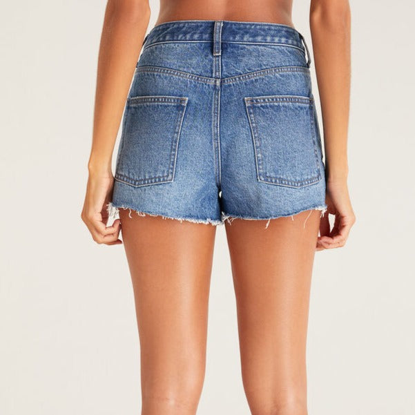 CLASSIC HI-RISE DENIM SHORTS