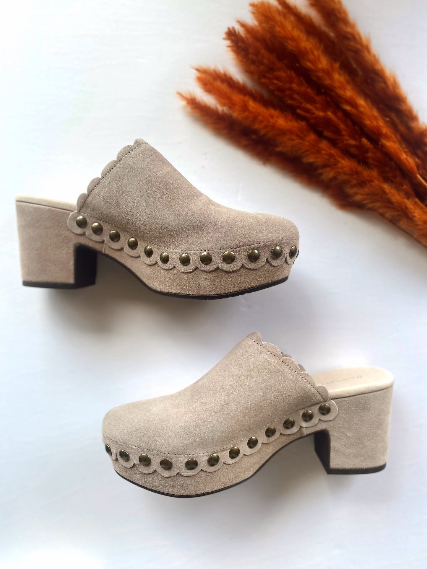 CHOCOLAT BLU SUEDE MULES