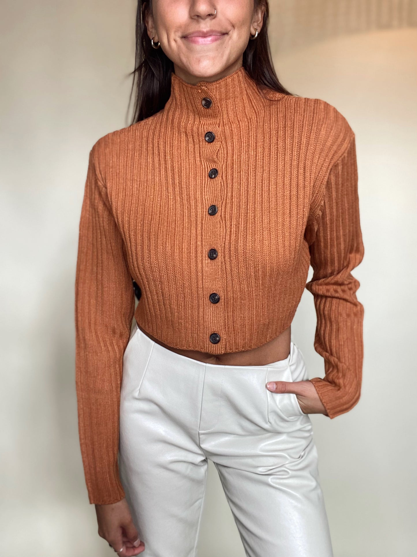 DIANA BUTTON DOWN SWEATER